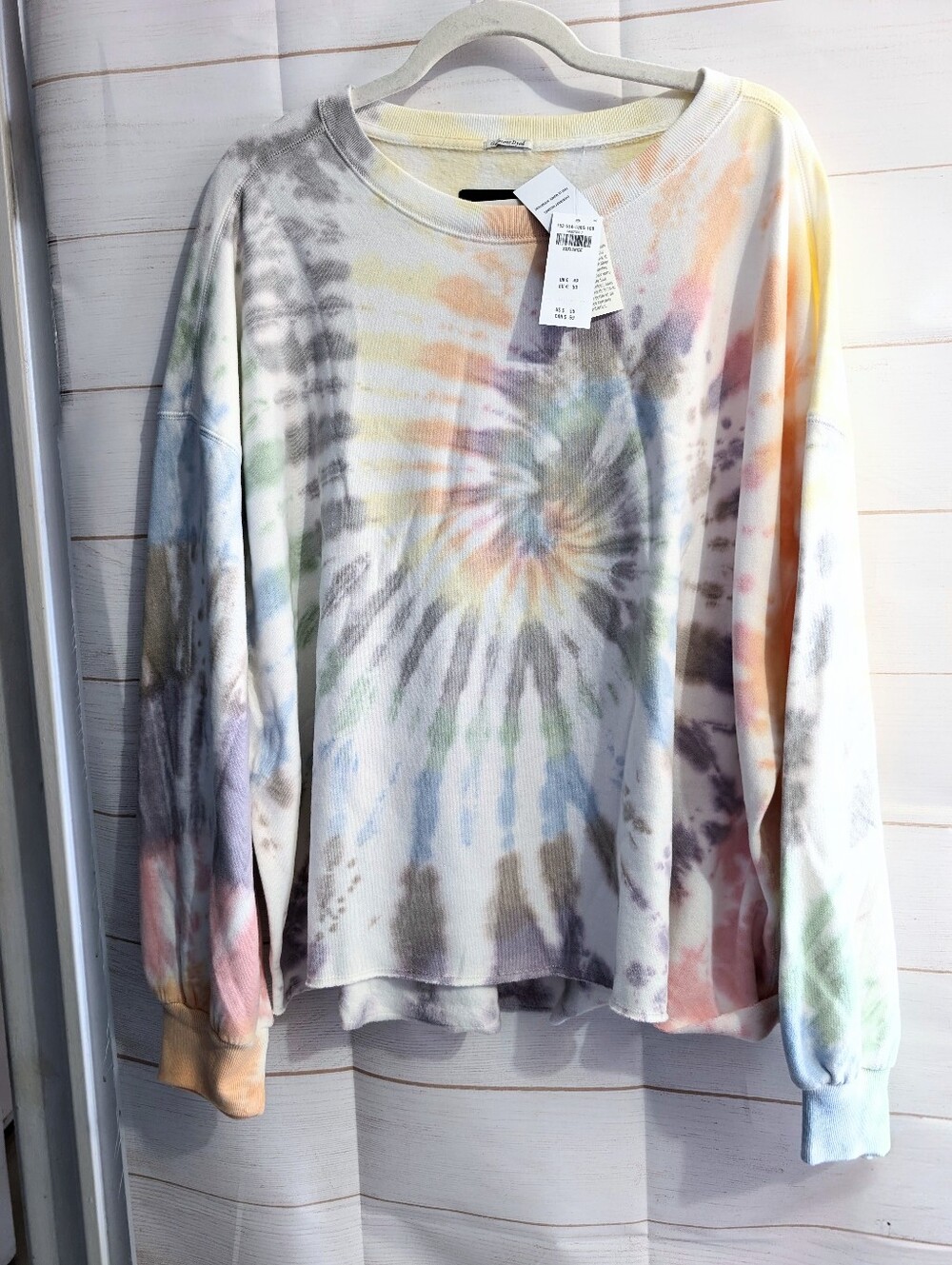 NWT Abercrombie & Fitch Special Edition Pride Tie-Dye Sweatshirt Size XXXL